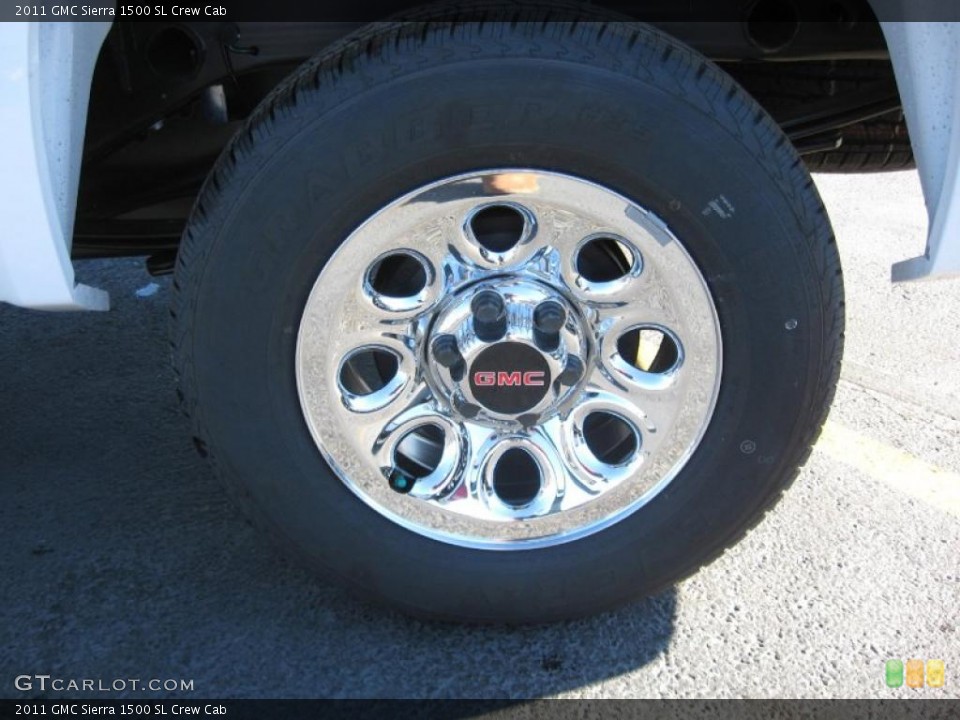 2011 GMC Sierra 1500 SL Crew Cab Wheel and Tire Photo #42958775