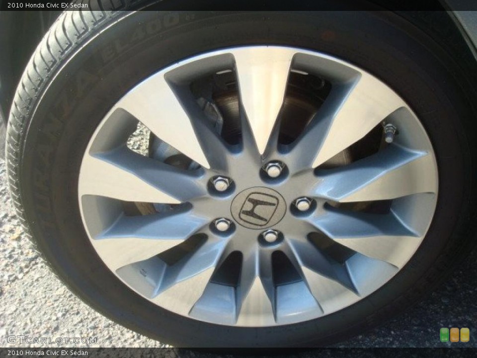 2010 Honda Civic EX Sedan Wheel and Tire Photo #42959711