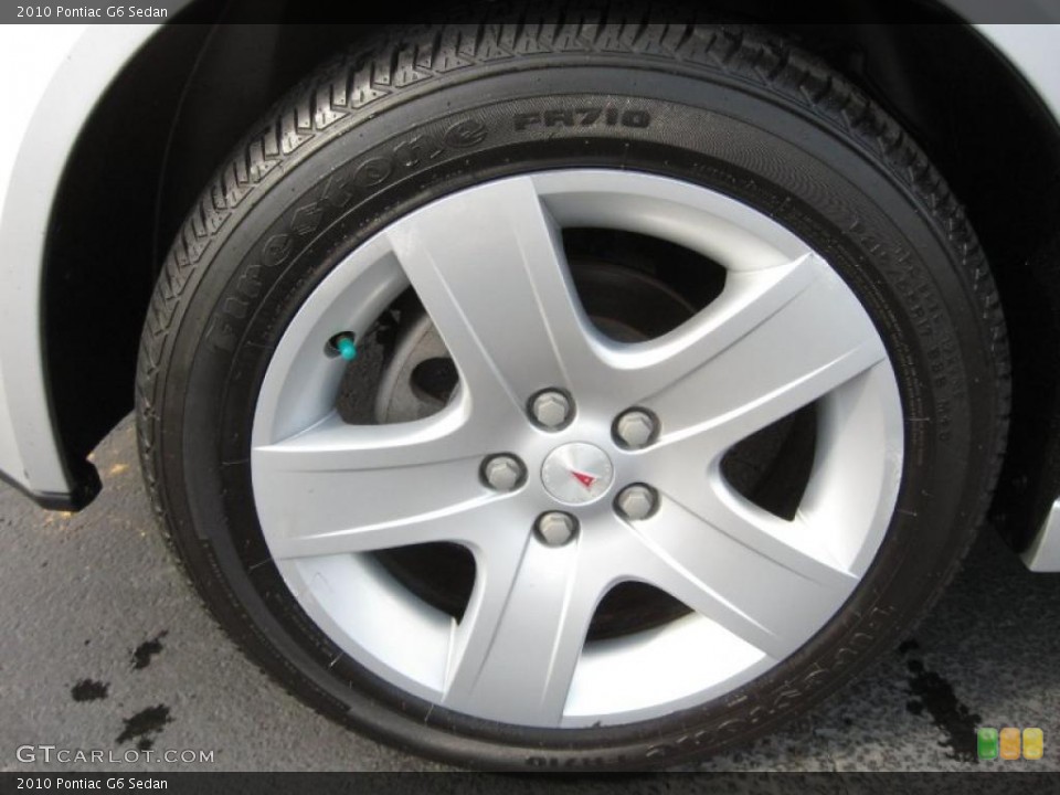 2010 Pontiac G6 Sedan Wheel and Tire Photo #42960083