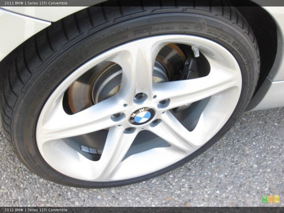 2011 BMW 1 Series 135i Convertible Wheel and Tire Photo #42964987