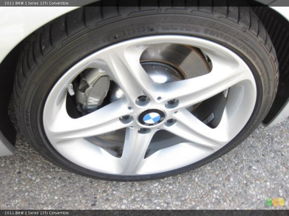 2011 BMW 1 Series 135i Convertible Wheel and Tire Photo #42965007