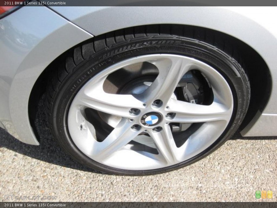 2011 BMW 1 Series 135i Convertible Wheel and Tire Photo #42965019