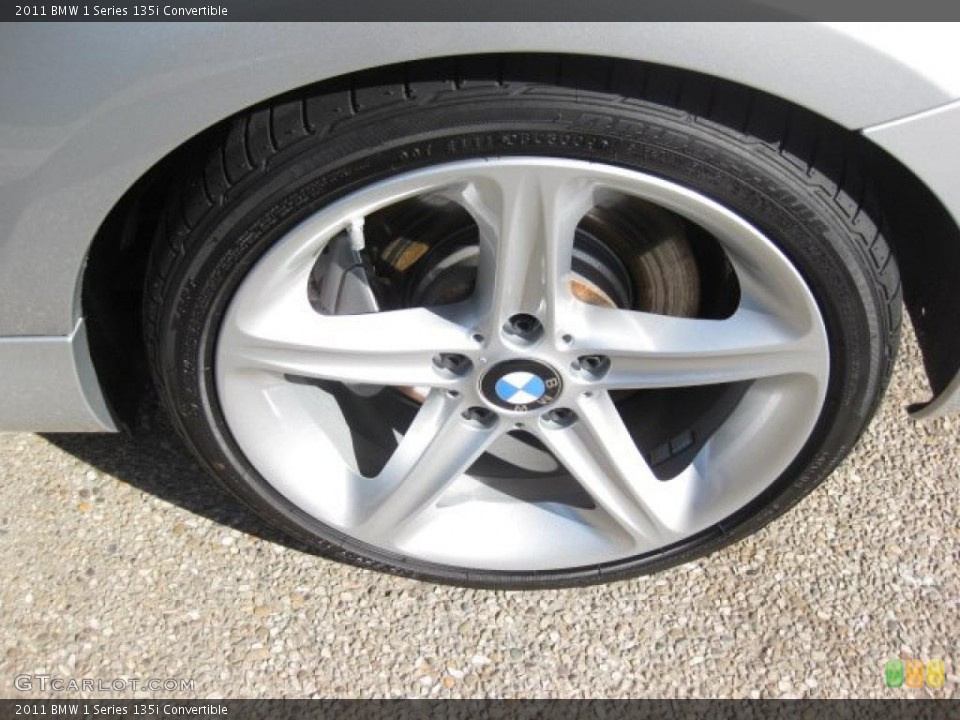 2011 BMW 1 Series 135i Convertible Wheel and Tire Photo #42965031