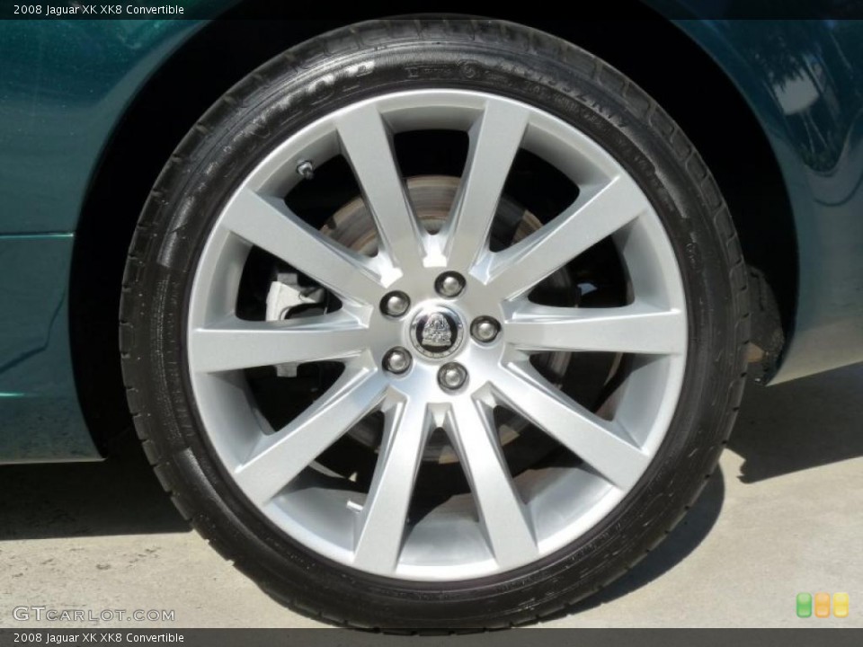 2008 Jaguar XK XK8 Convertible Wheel and Tire Photo #42977153