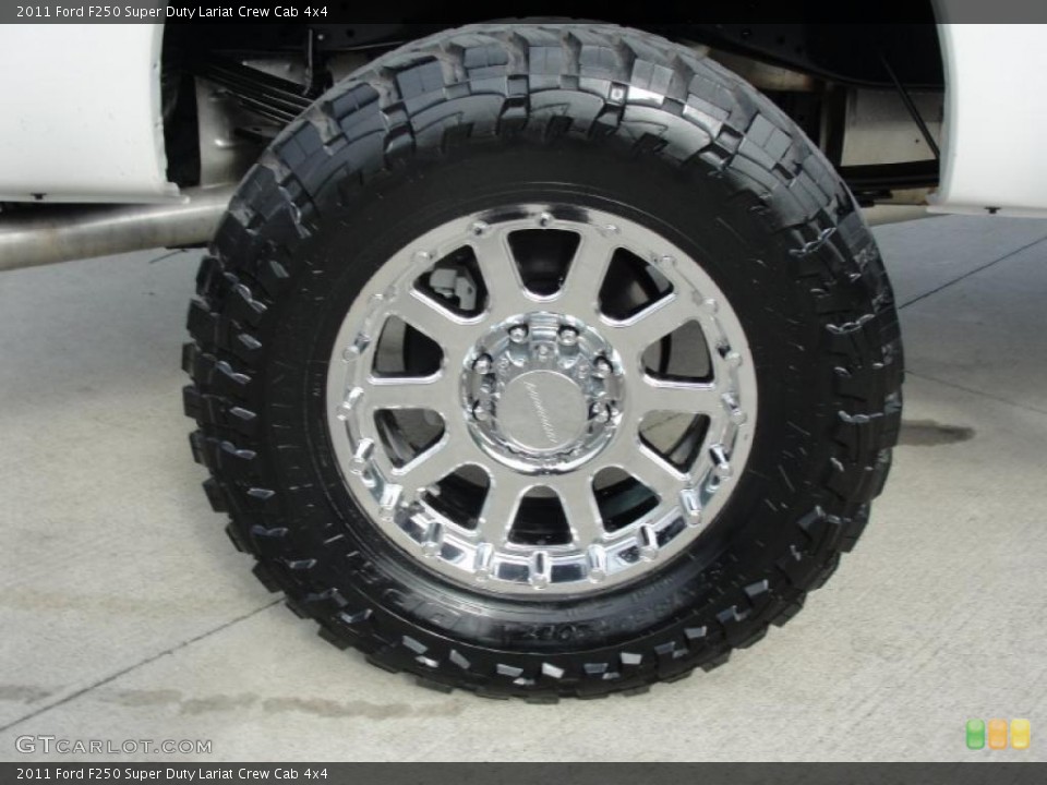 2011 Ford F250 Super Duty Custom Wheel and Tire Photo #42985812