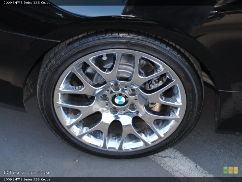 2009 BMW 3 Series 328i Coupe Wheel and Tire Photo #42988556