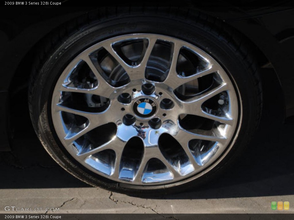 2009 BMW 3 Series 328i Coupe Wheel and Tire Photo #42988592