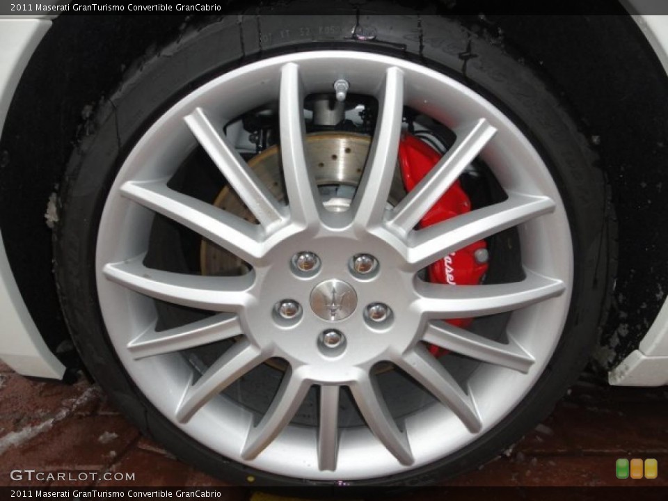 2011 Maserati GranTurismo Convertible GranCabrio Wheel and Tire Photo #42996603