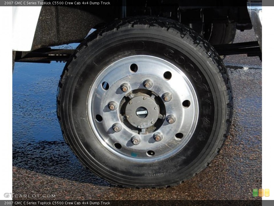 2007 GMC C Series TopKick C5500 Crew Cab 4x4 Dump Truck Wheel and Tire Photo #42998939