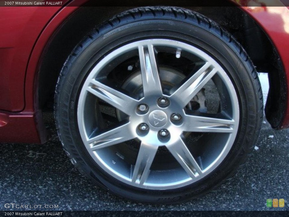 2007 Mitsubishi Galant RALLIART Wheel and Tire Photo #43002387