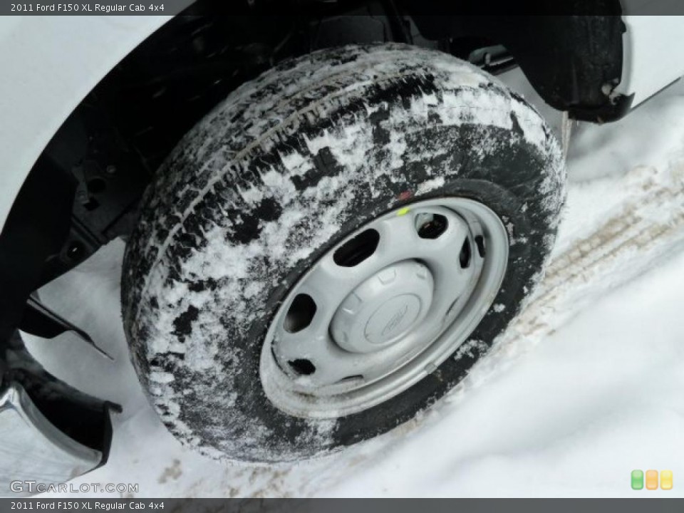 2011 Ford F150 XL Regular Cab 4x4 Wheel and Tire Photo #43006363