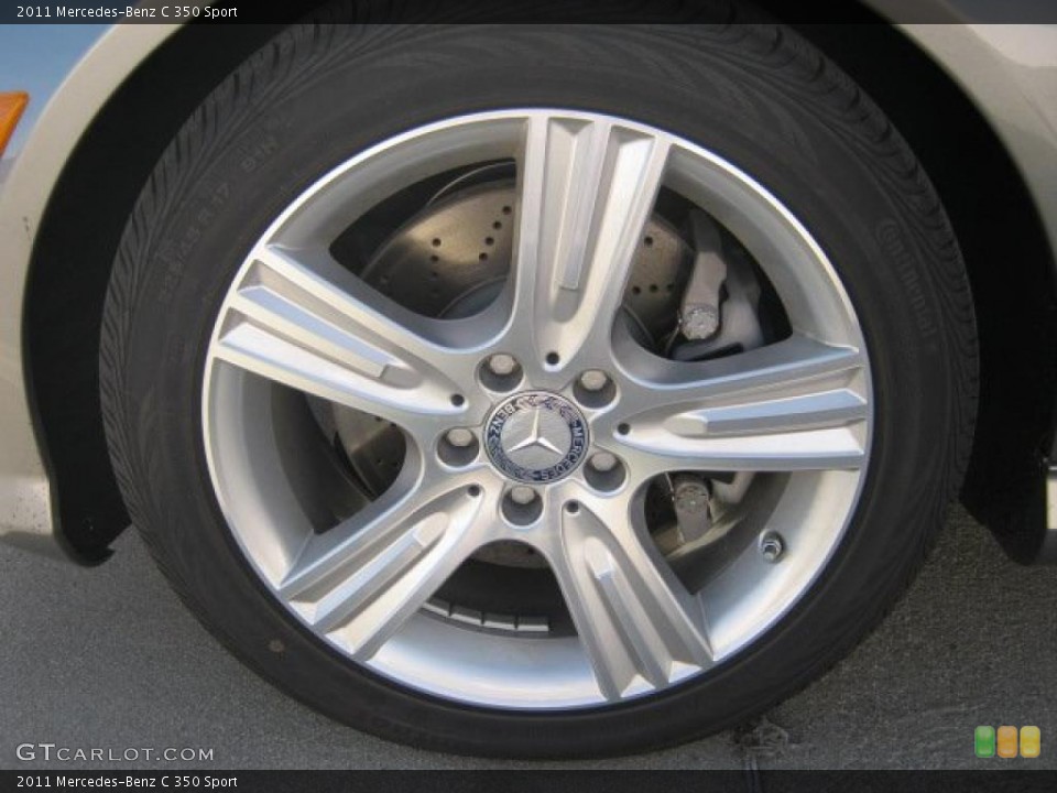 2011 Mercedes-Benz C 350 Sport Wheel and Tire Photo #43010147