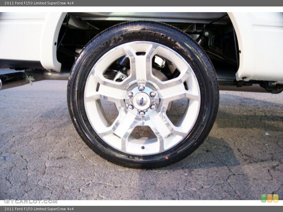 2011 Ford F150 Limited SuperCrew 4x4 Wheel and Tire Photo #43017123