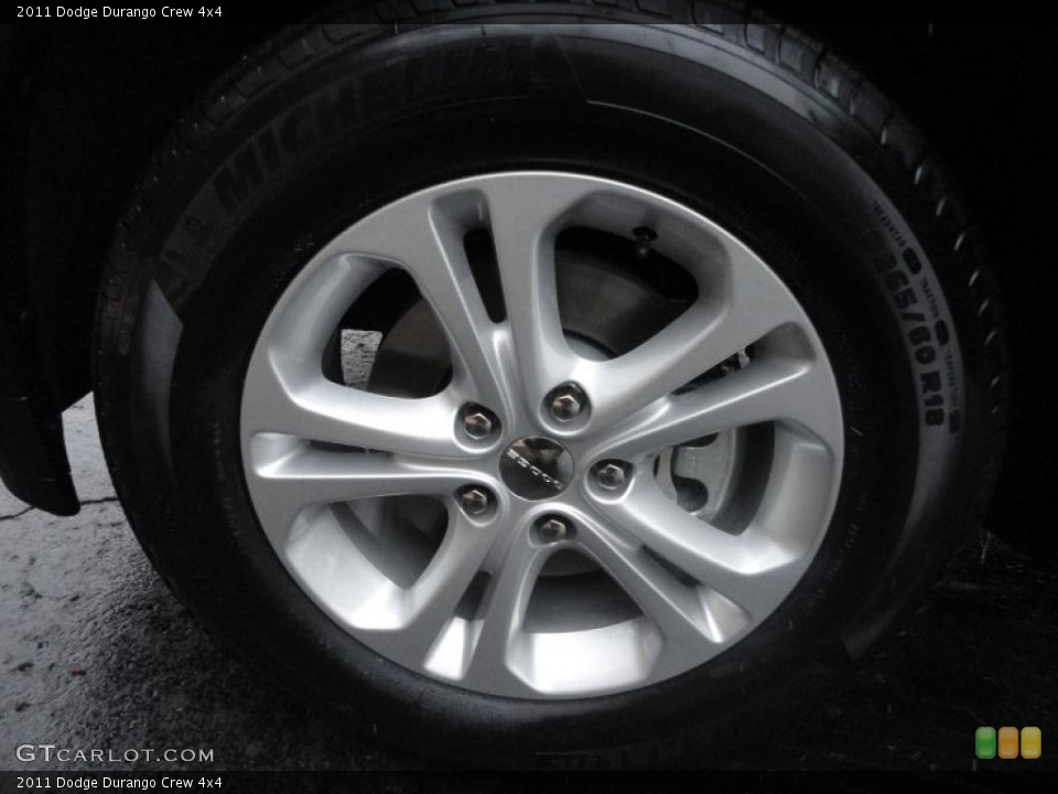 2011 Dodge Durango Crew 4x4 Wheel and Tire Photo #43030831