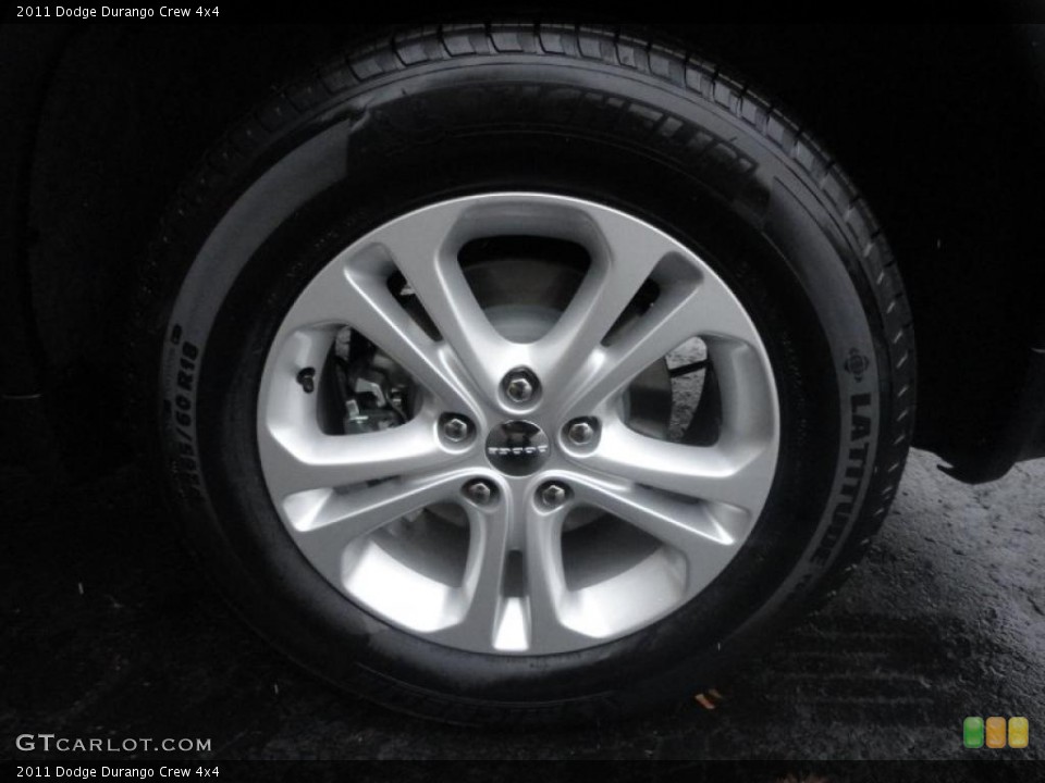 2011 Dodge Durango Crew 4x4 Wheel and Tire Photo #43030835