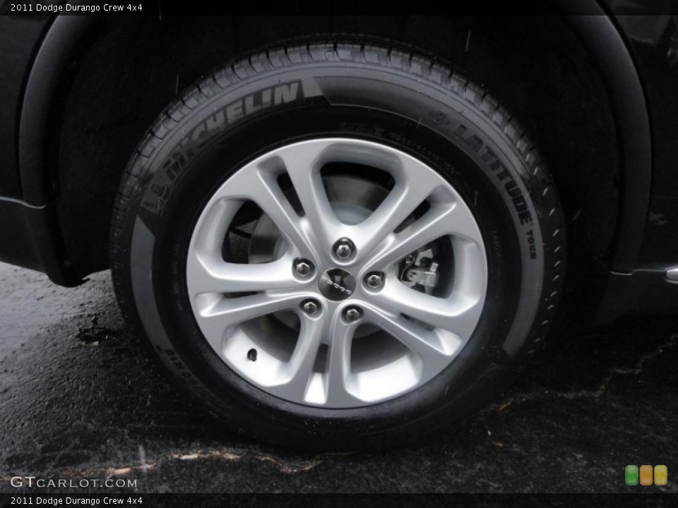 2011 Dodge Durango Crew 4x4 Wheel and Tire Photo #43030847