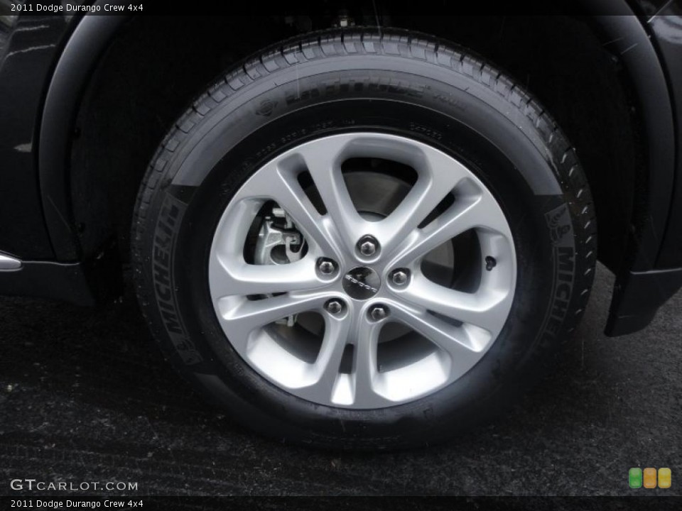 2011 Dodge Durango Crew 4x4 Wheel and Tire Photo #43030863