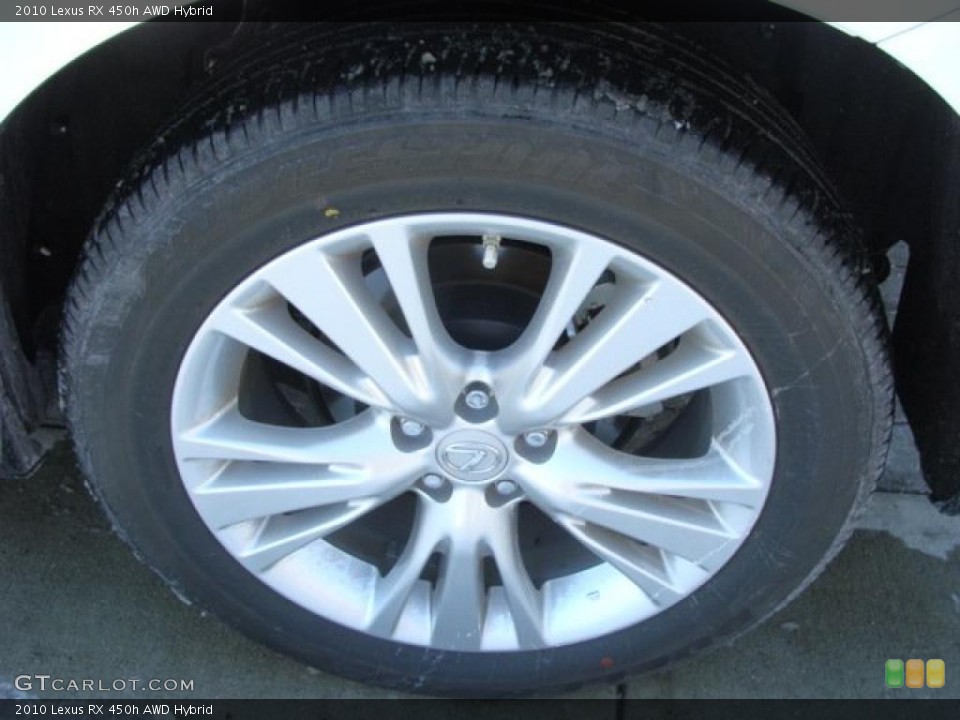 2010 Lexus RX 450h AWD Hybrid Wheel and Tire Photo #43055218
