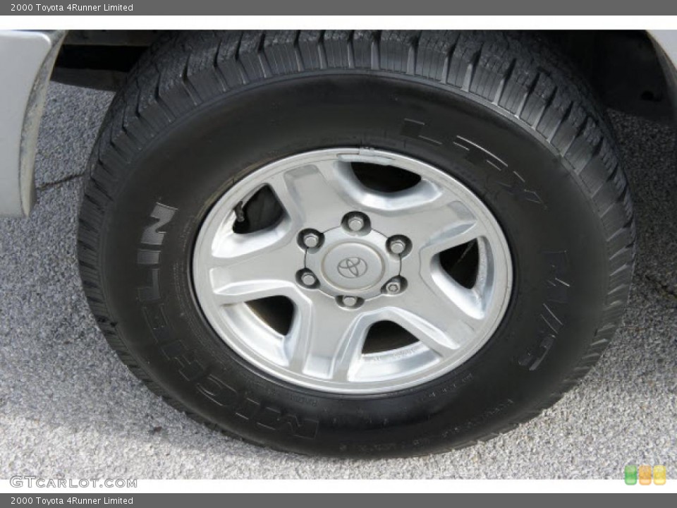 2000 Toyota 4Runner Limited Wheel and Tire Photo #43058088