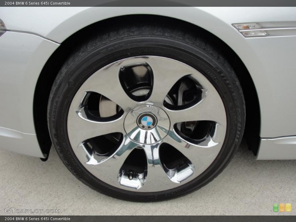 2004 BMW 6 Series 645i Convertible Wheel and Tire Photo #43058944
