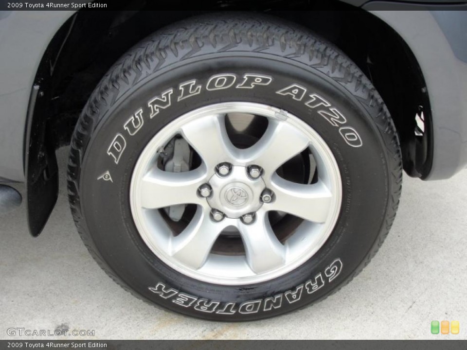 2009 Toyota 4Runner Sport Edition Wheel and Tire Photo #43062480