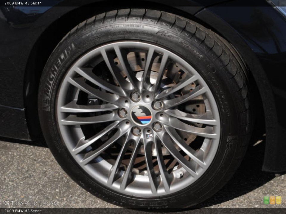 2009 BMW M3 Sedan Wheel and Tire Photo #43065328