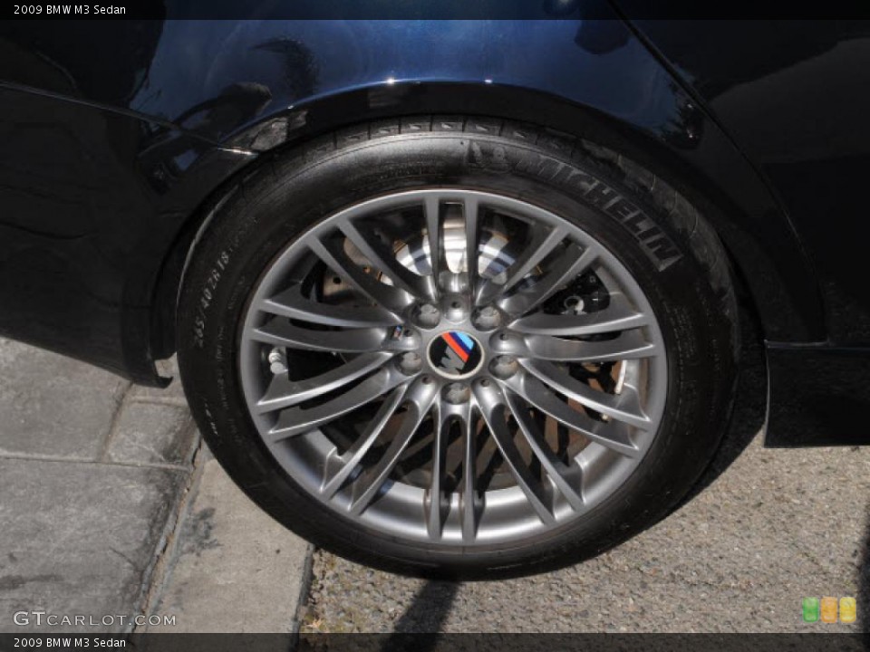 2009 BMW M3 Sedan Wheel and Tire Photo #43065392