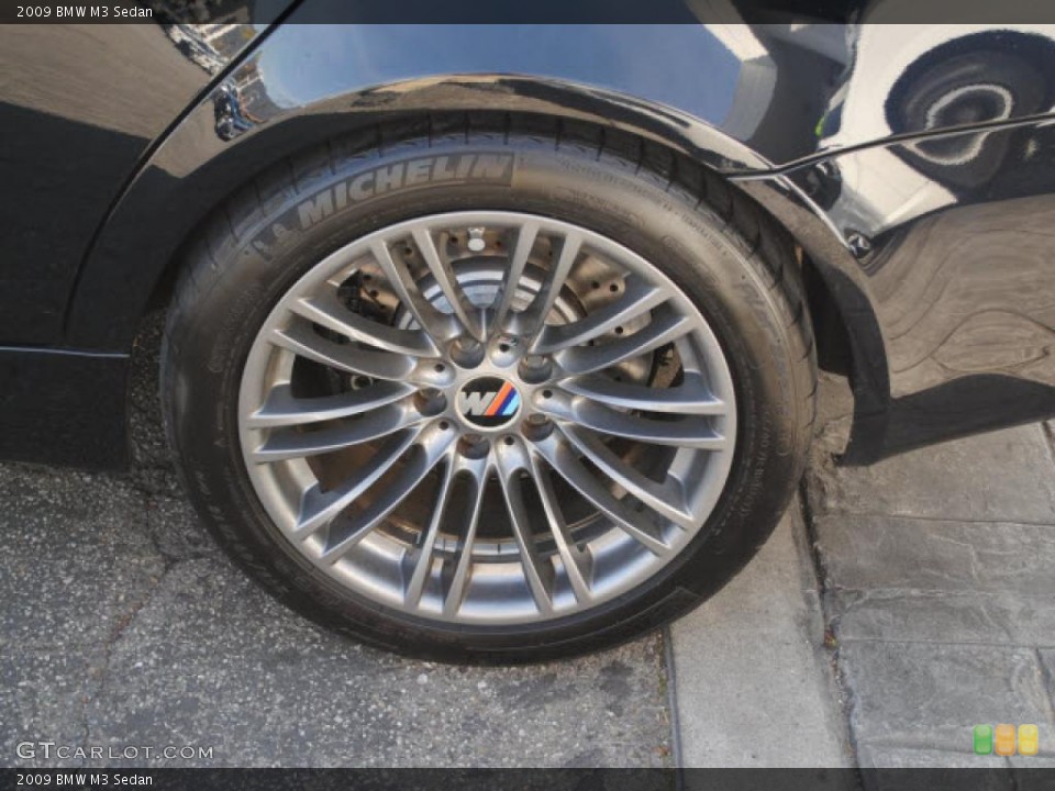 2009 BMW M3 Sedan Wheel and Tire Photo #43065456