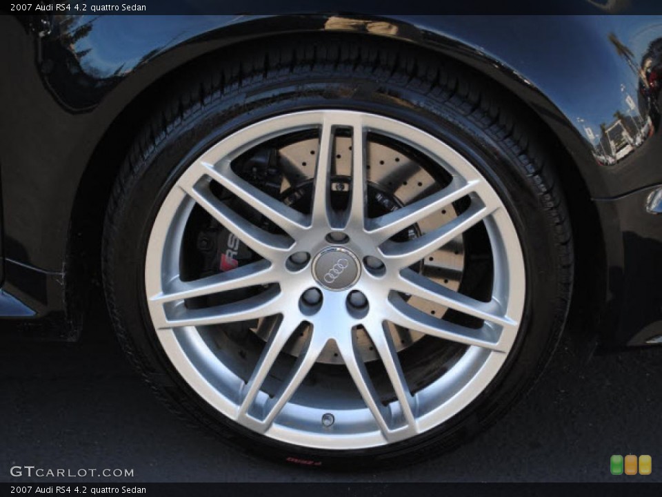 2007 Audi RS4 4.2 quattro Sedan Wheel and Tire Photo #43066488