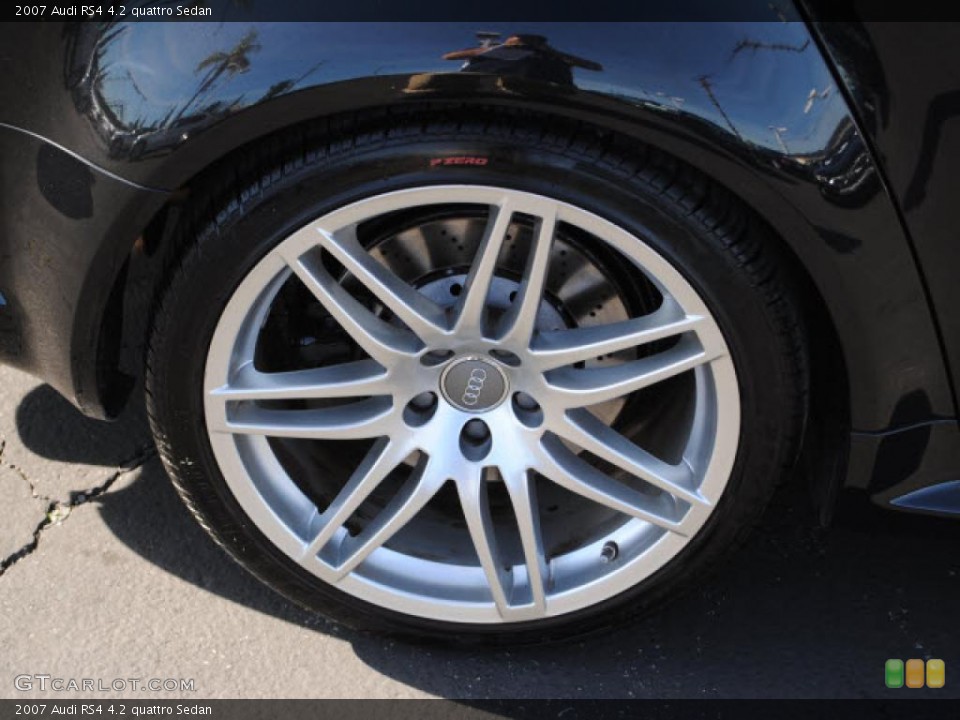 2007 Audi RS4 4.2 quattro Sedan Wheel and Tire Photo #43066556