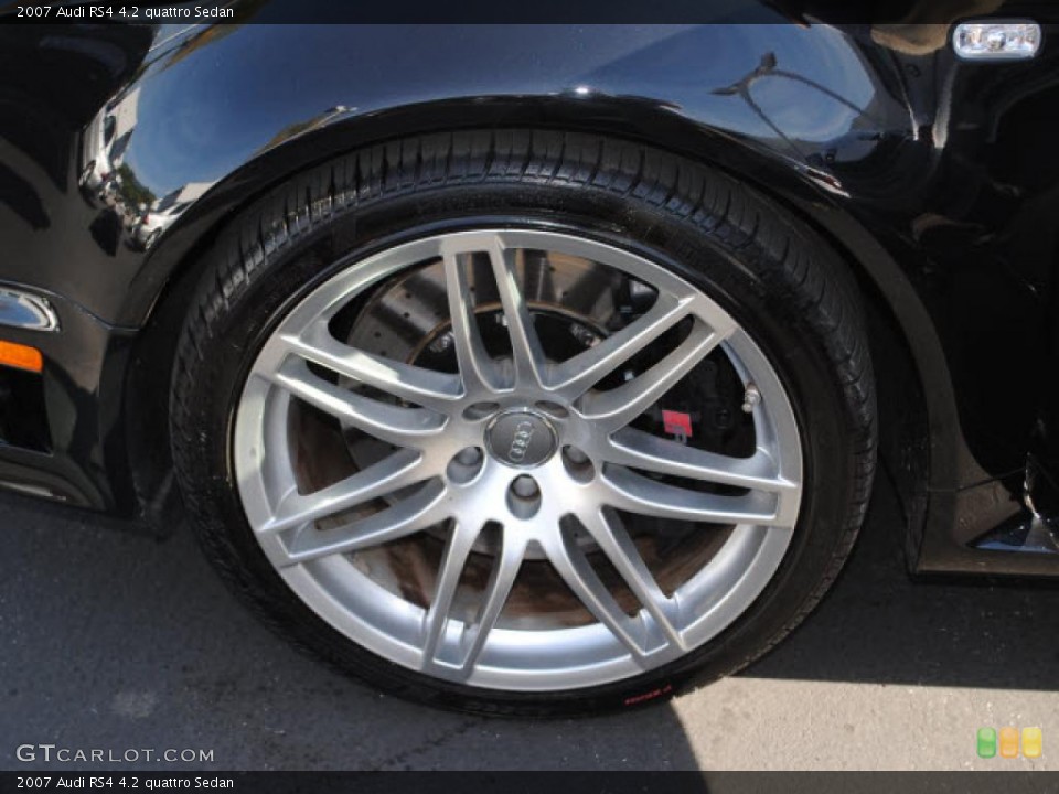 2007 Audi RS4 4.2 quattro Sedan Wheel and Tire Photo #43066652