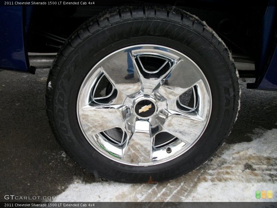2011 Chevrolet Silverado 1500 LT Extended Cab 4x4 Wheel and Tire Photo #43084223