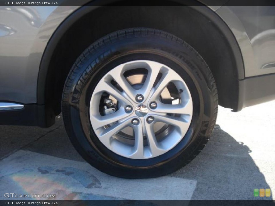 2011 Dodge Durango Crew 4x4 Wheel and Tire Photo #43084787