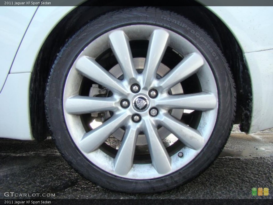 2011 Jaguar XF Sport Sedan Wheel and Tire Photo #43091700