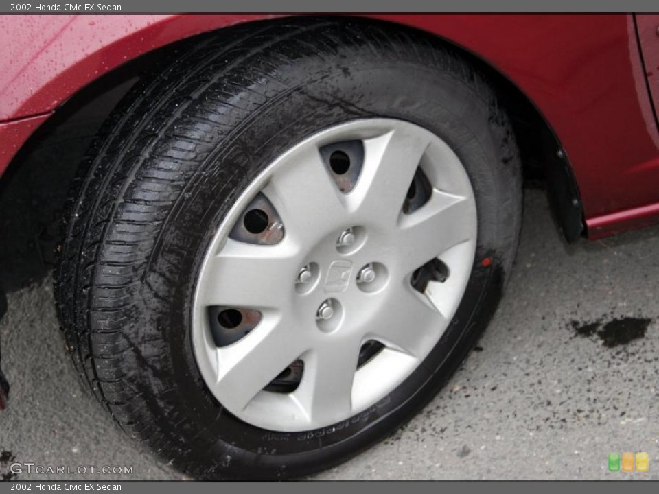 2002 Honda Civic EX Sedan Wheel and Tire Photo #43101412