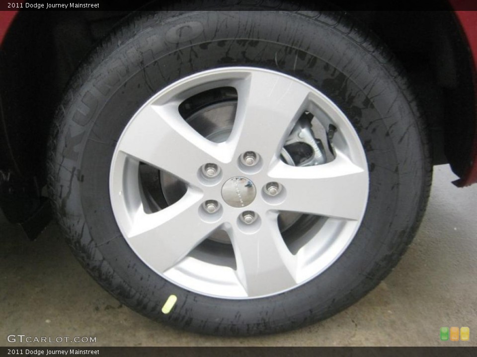 2011 Dodge Journey Mainstreet Wheel and Tire Photo #43113613