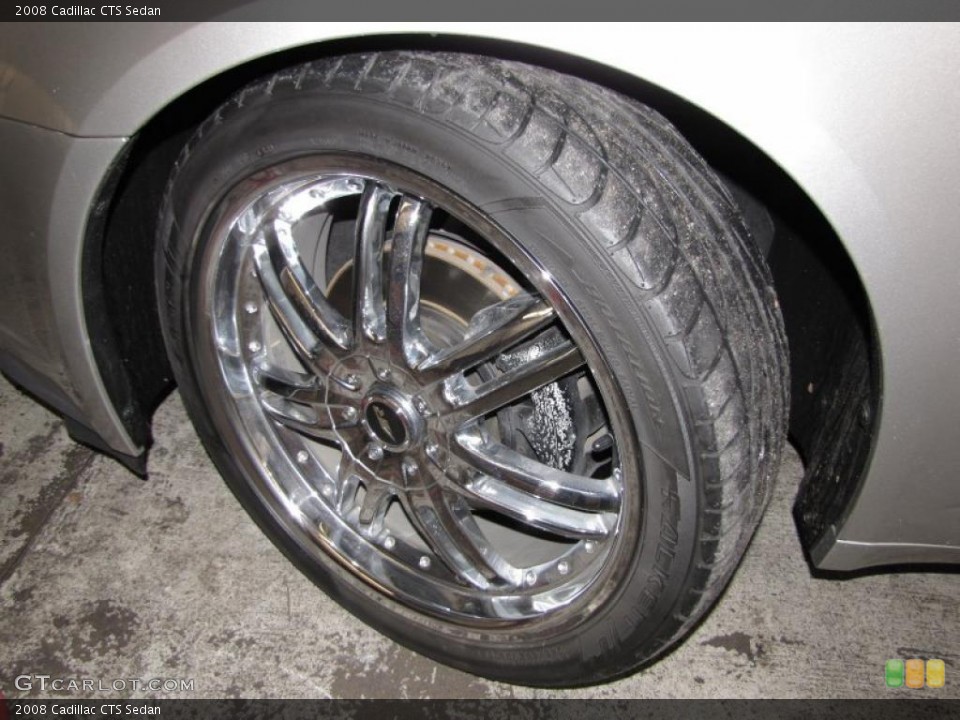 2008 Cadillac CTS Custom Wheel and Tire Photo #43135939