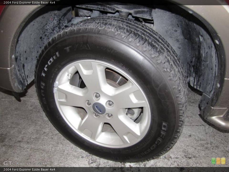 2004 Ford Explorer Eddie Bauer 4x4 Wheel and Tire Photo #43136963