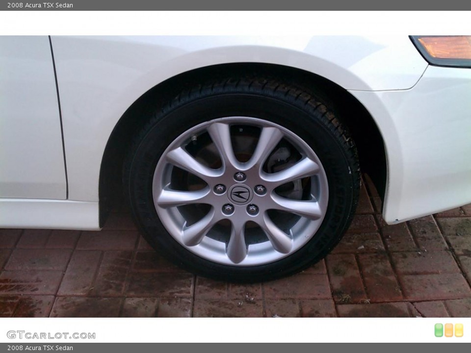 2008 Acura TSX Sedan Wheel and Tire Photo #43168381