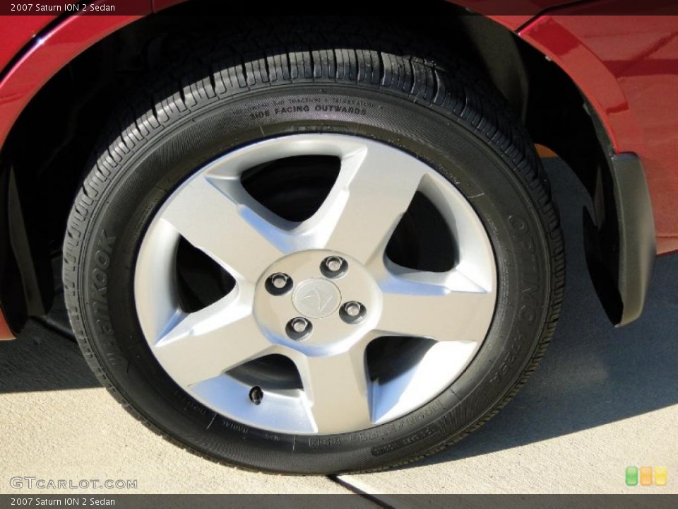 2007 Saturn ION 2 Sedan Wheel and Tire Photo #43169461