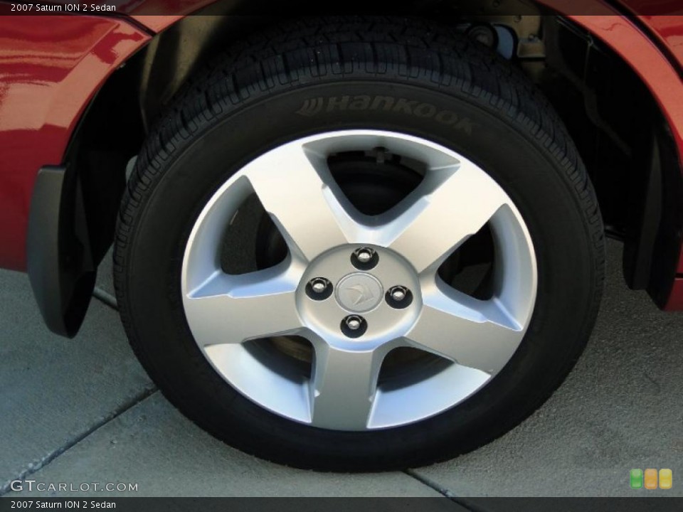 2007 Saturn ION 2 Sedan Wheel and Tire Photo #43169477