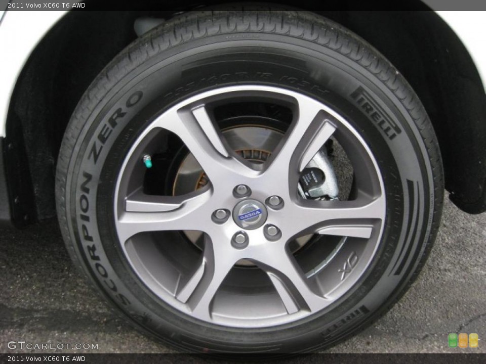 2011 Volvo XC60 T6 AWD Wheel and Tire Photo #43171225