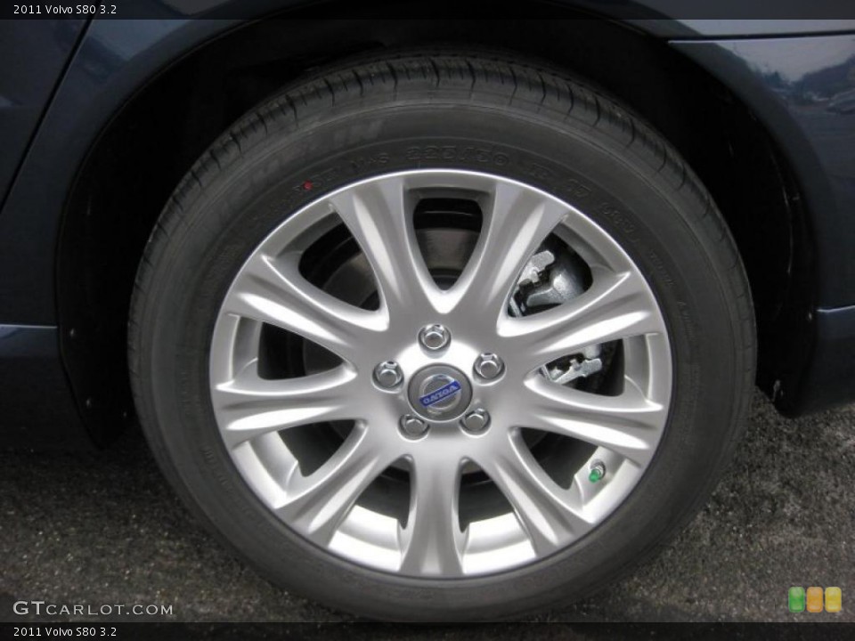2011 Volvo S80 3.2 Wheel and Tire Photo #43172165