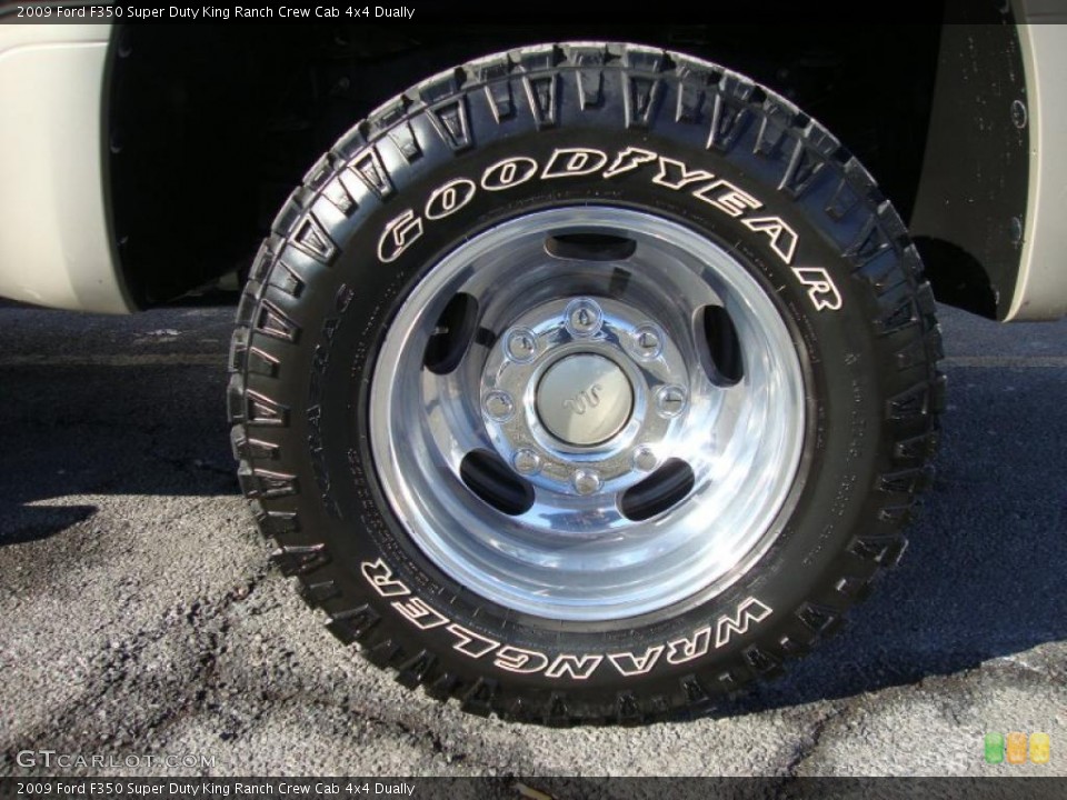 2009 Ford F350 Super Duty King Ranch Crew Cab 4x4 Dually Wheel and Tire Photo #43195374