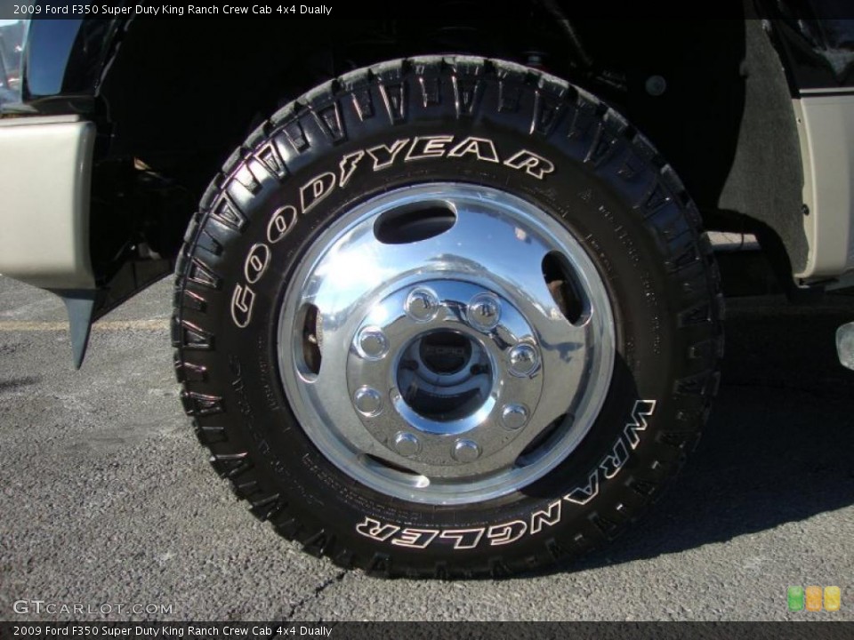 2009 Ford F350 Super Duty King Ranch Crew Cab 4x4 Dually Wheel and Tire Photo #43195410