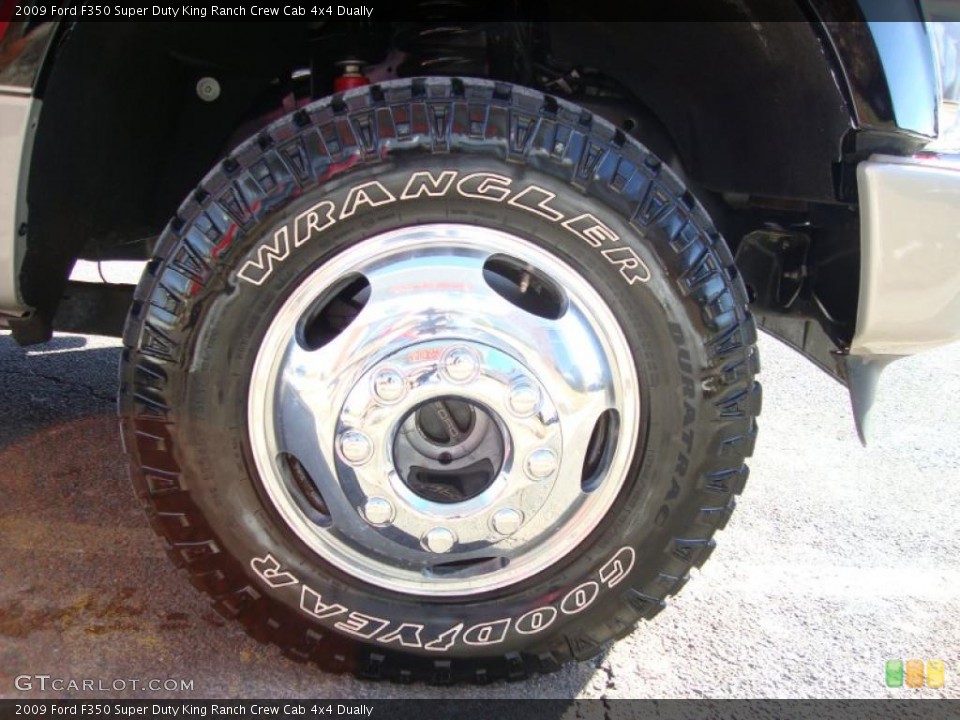 2009 Ford F350 Super Duty King Ranch Crew Cab 4x4 Dually Wheel and Tire Photo #43195458