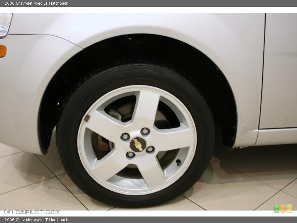 2006 Chevrolet Aveo LT Hatchback Wheel and Tire Photo #43199234