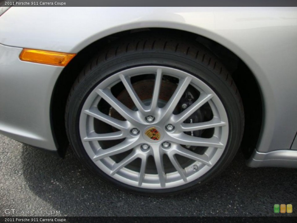 2011 Porsche 911 Carrera Coupe Wheel and Tire Photo #43200982