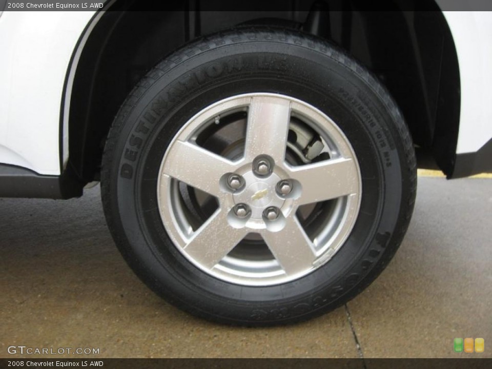 2008 Chevrolet Equinox LS AWD Wheel and Tire Photo #43208046