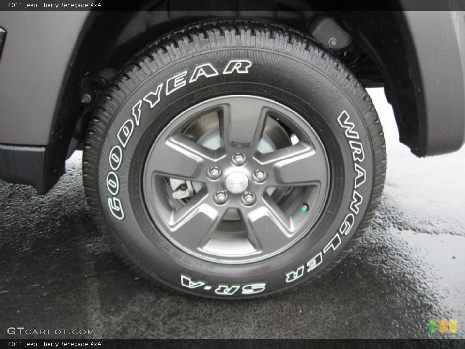 2011 Jeep Liberty Renegade 4x4 Wheel and Tire Photo #43212882